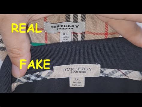 burberry fake vs real shirt|genuine burberry label.